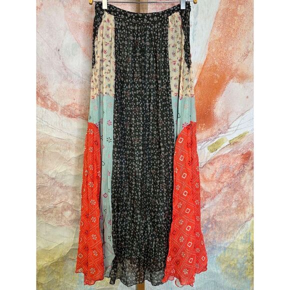 Anthropologie VERB Margot Pleated Maxi Skirt - Picture 9 of 10